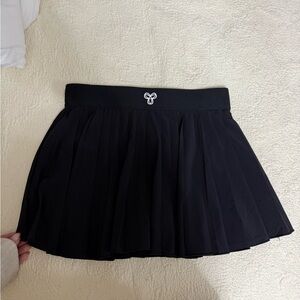 TNA Black Mini Skirt with Pleats
